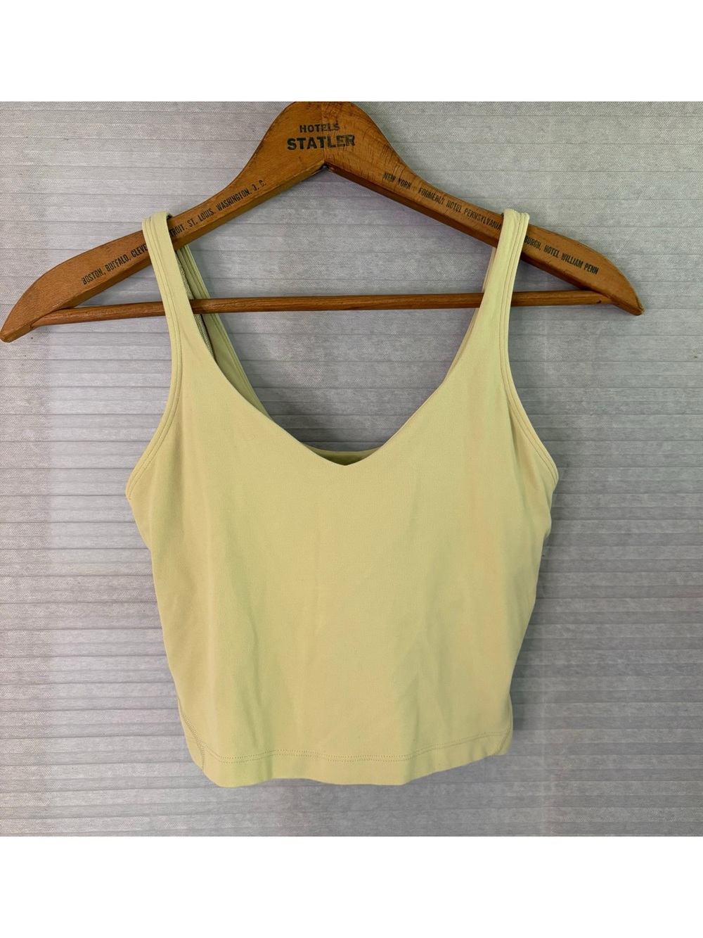 Lululemon Align Tank Top Sports Bra 4 Dew Green W1DDSS Gym Yoga Hiking Gorpcore